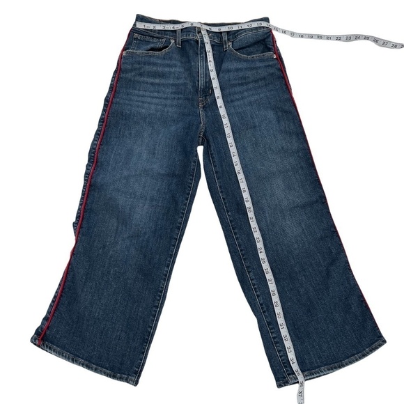 Levi’s Mile High Cropped Wide Leg Jeans Size 30 Women's - Picture 5 of 9